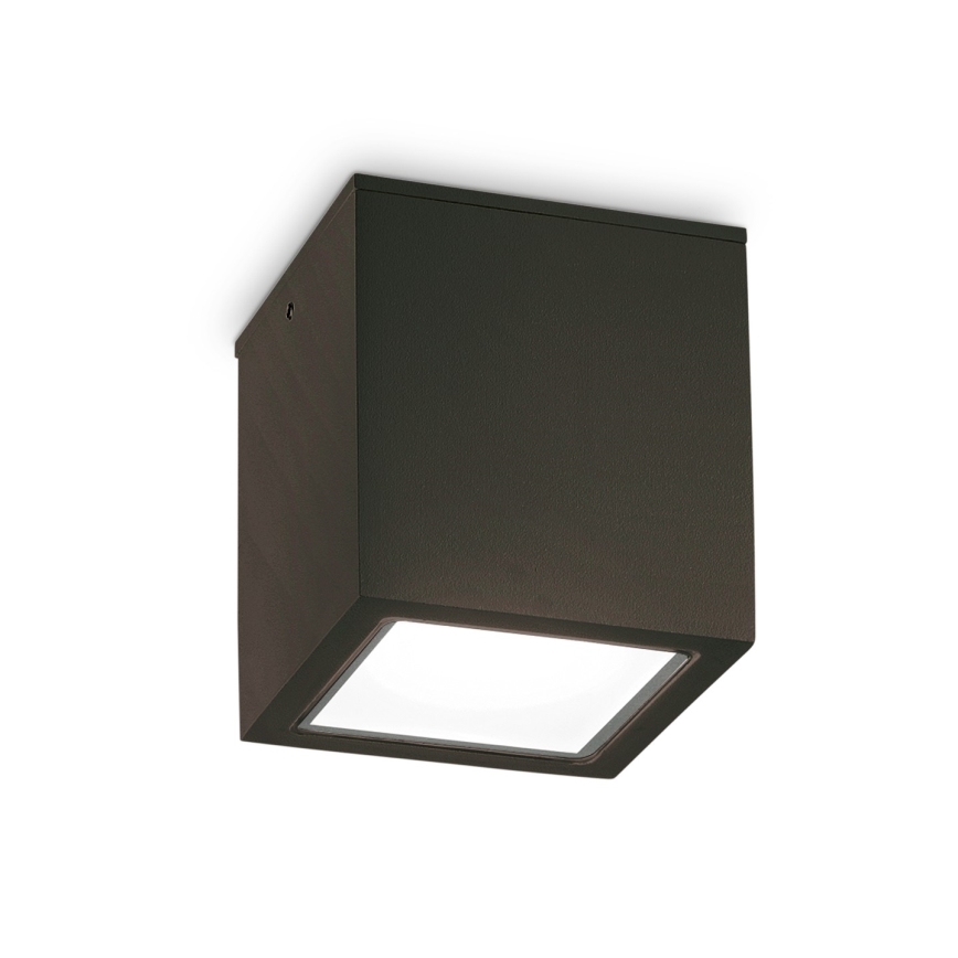 Ideal Lux - Buitenspot TECHO 1xGU10/20W/230V 9x9 cm IP54 zwart
