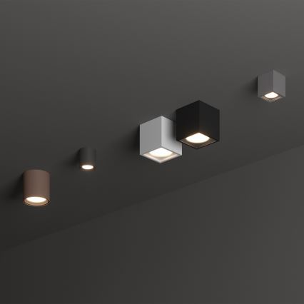 Ideal Lux - Buitenspot TECHO 1xGU10/20W/230V Ø 9 cm IP54 bruin