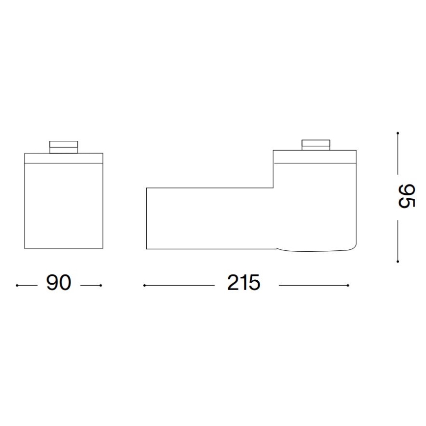 Ideal Lux - Buitenwandlamp CLIO 1xE27/42W/230V IP44 grijs