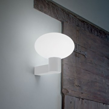 Ideal Lux - Buitenwandlamp CLIO 1xE27/42W/230V IP44 wit