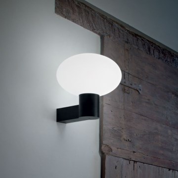 Ideal Lux - Buitenwandlamp CLIO 1xE27/42W/230V IP44 zwart