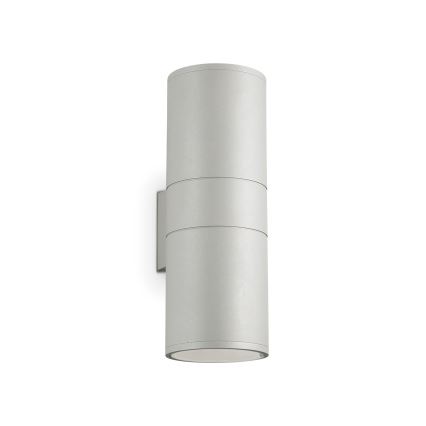 Ideal Lux - Buitenwandlamp GUN 1xE27/60W/230V 31 cm IP54 grijs