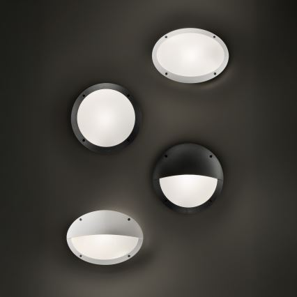 Ideal Lux - Buitenwandlamp POLAR 1xE27/23W/230V IP66 wit
