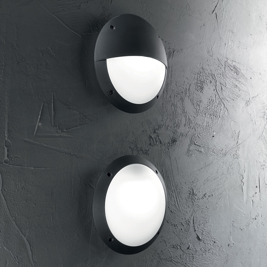 Ideal Lux - Buitenwandlamp POLAR 1xE27/23W/230V IP66 zwart