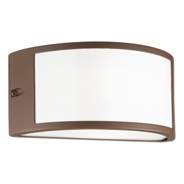 Ideal Lux - Buitenwandlamp REX 1xE27/60W/230V IP44 bruin