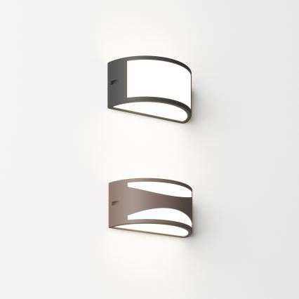 Ideal Lux - Buitenwandlamp REX 1xE27/60W/230V IP44 bruin