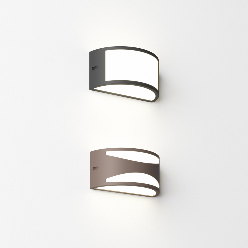 Ideal Lux - Buitenwandlamp REX 1xE27/60W/230V IP44 bruin