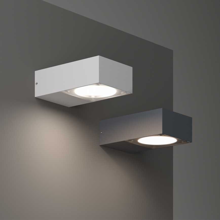 Ideal Lux - Buitenwandlamp SIRIO 1xGX53/9W/230V IP65 antraciet
