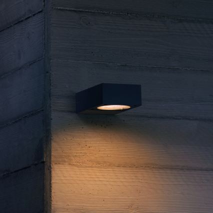 Ideal Lux - Buitenwandlamp SIRIO 1xGX53/9W/230V IP65 bruin