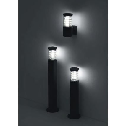 Ideal Lux - Buitenwandlamp TRONCO 1xE27/42W/230V IP44 zwart