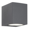 Ideal Lux - Buitenwandlamp UP 1xG9/15W/230V IP44 antraciet