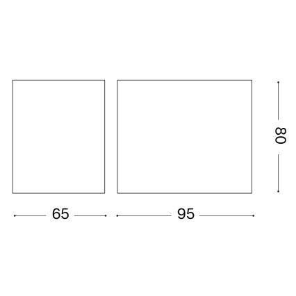 Ideal Lux - Buitenwandlamp UP 1xG9/15W/230V IP44 bruin