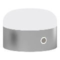 Ideal Lux - Dimbaar LED touch tafellampje MIGNON LED/5W/5V 1500 mAh diameter 10 cm CRI 90 glanzend chroom