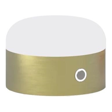 Ideal Lux - Dimbaar LED touch tafellampje MIGNON LED/5W/5V 1500 mAh diameter 10 cm CRI 90 messing