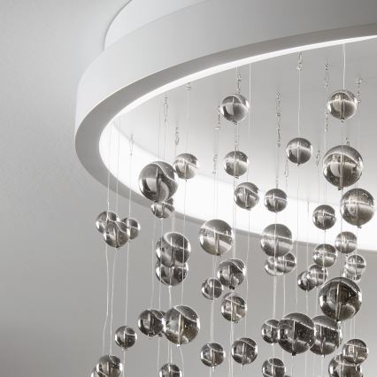 Ideal Lux - Dimbare LED bevestigde hanglamp ARMONY LED/48W/230V CRI 90 diameter 50 cm wit