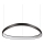 Ideal Lux - Dimbare LED hanglamp aan een koord GEMINI LED/48W/230V diameter 61 cm CRI 90 zwart