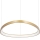 Ideal Lux - Dimbare LED hanglamp aan een koord GEMINI LED/48W/230V diameter 61 cm goud