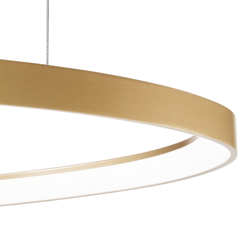 Ideal Lux - Dimbare LED hanglamp aan een koord GEMINI LED/48W/230V diameter 61 cm CRI 90 goud