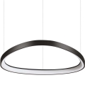 Ideal Lux - Dimbare LED hanglamp aan een koord GEMINI LED/48W/230V diameter 61 cm zwart