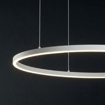 Ideal Lux - Dimbare LED hanglamp aan een koord ORACLE SLIM LED/40W/230V 4000K diameter 70 cm CRI 90 wit