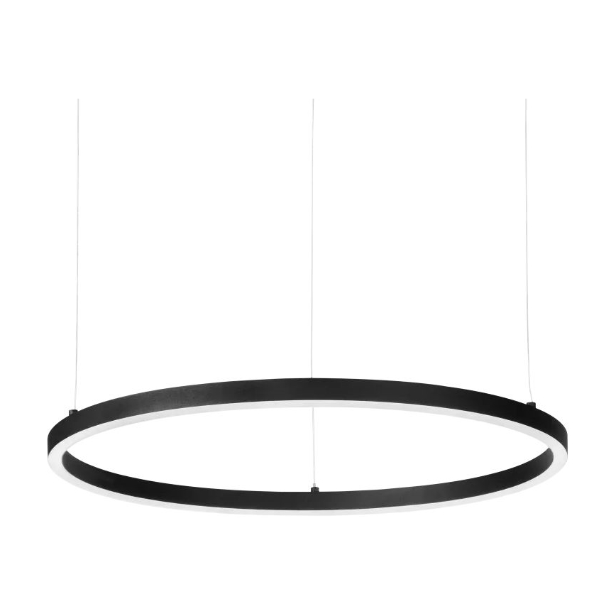 Ideal Lux - Dimbare LED hanglamp aan een koord ORACLE SLIM LED/42W/230V 4000K diameter 90 cm CRI 90 zwart