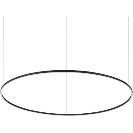 Ideal Lux - Dimbare LED hanglamp aan een koord ORACLE SLIM LED/83W/230V 4000K diameter 150 cm CRI 90 zwart