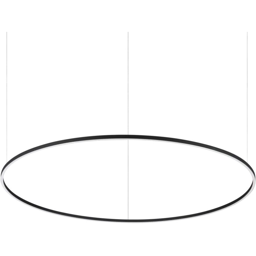 Ideal Lux - Dimbare LED hanglamp aan een koord ORACLE SLIM LED/83W/230V 4000K diameter 150 cm CRI 90 zwart