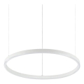 Ideal Lux - Dimbare LED-hanglamp aan kabel ORACLE SLIM LED/28W/230V 3000K CRI 90 Ø 50 cm wit