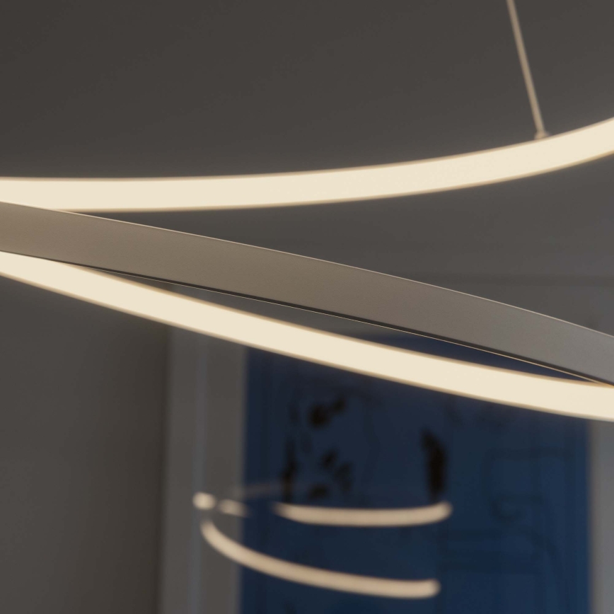 Ideal Lux - Dimbare LED-hanglamp aan kabel OZ LED/55W/230V Ø 80 cm CRI 90 wit