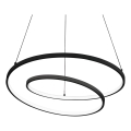Ideal Lux - dimbare LED-hanglamp met kabel OZ LED/55W/230V Ø 80 cm CRI 90 zwart