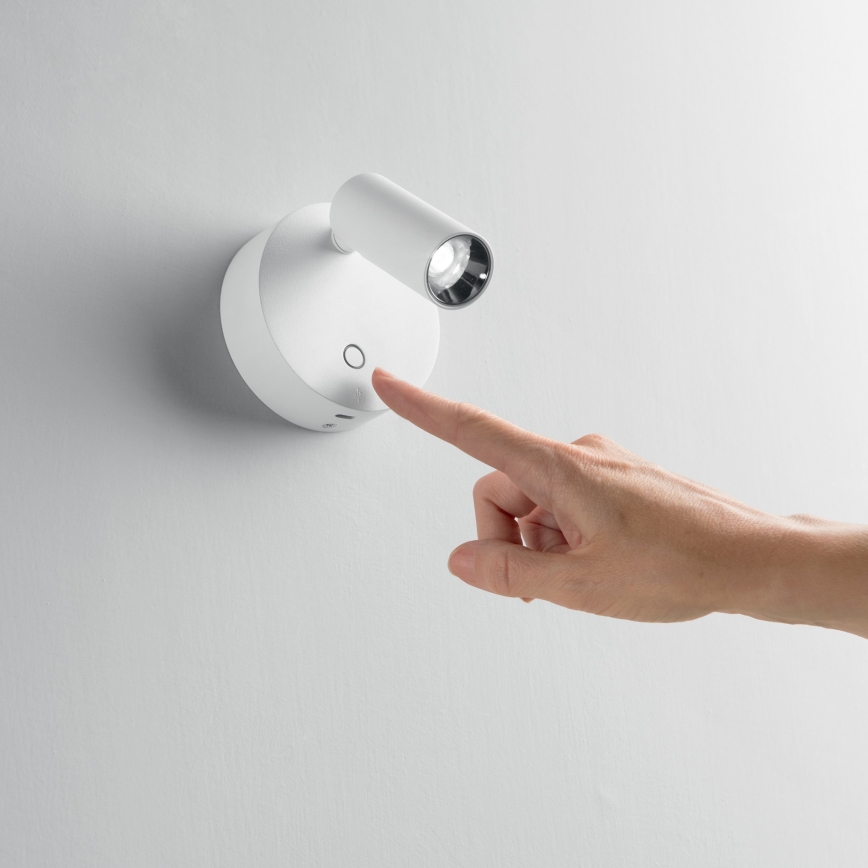 Ideal Lux - ELF aanraakdimbare wandspot LED/3W/230V CRI 95 wit