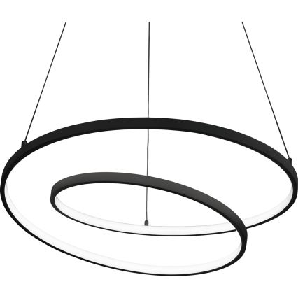 Ideal Lux - dimbare LED-hanglamp met kabel OZ LED/55W/230V Ø 80 cm CRI 90 zwart