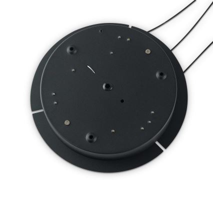 Ideal Lux - dimbare LED-hanglamp met kabel OZ LED/55W/230V Ø 80 cm CRI 90 zwart
