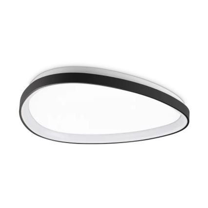 Ideal Lux - Dimbare LED plafondlamp GEMINI LED/28W/230V diameter 61 cm CRI 90 zwart