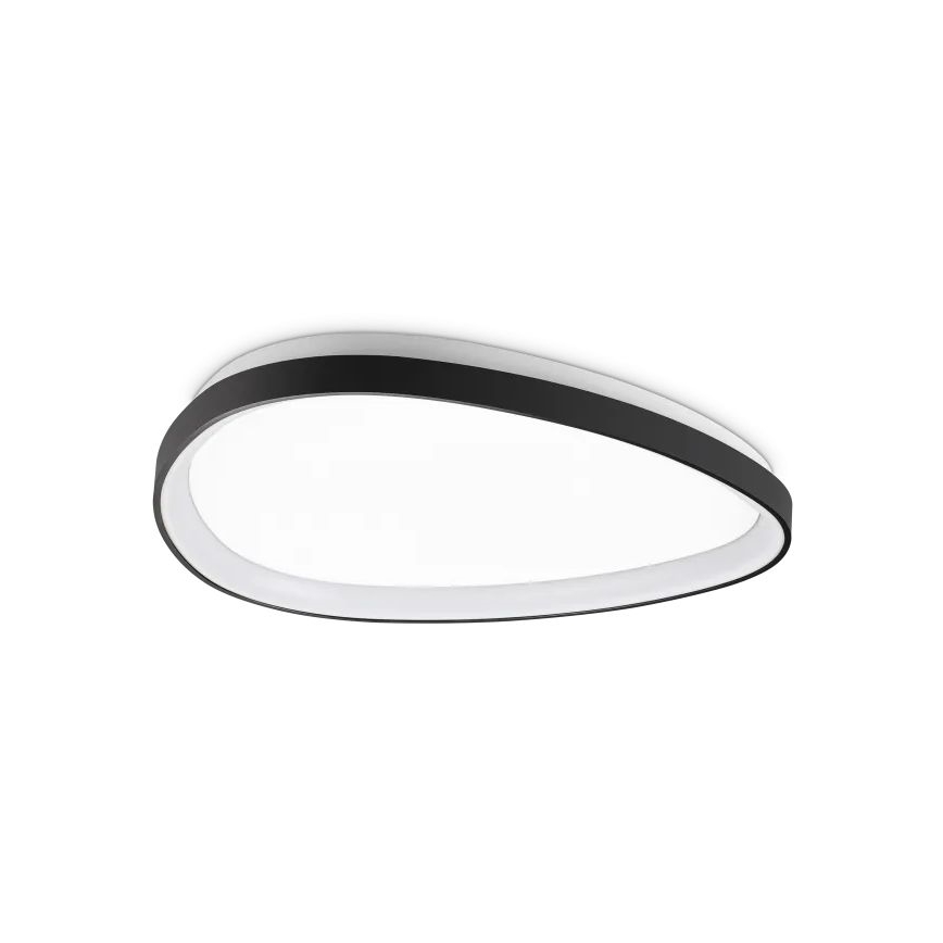 Ideal Lux - Dimbare LED plafondlamp GEMINI LED/28W/230V diameter 61 cm CRI 90 zwart