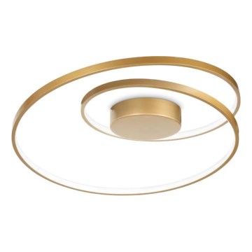 Ideal Lux - Dimbare LED plafondlamp OZ LED/48W/230V diameter 60 cm CRI 90 goud