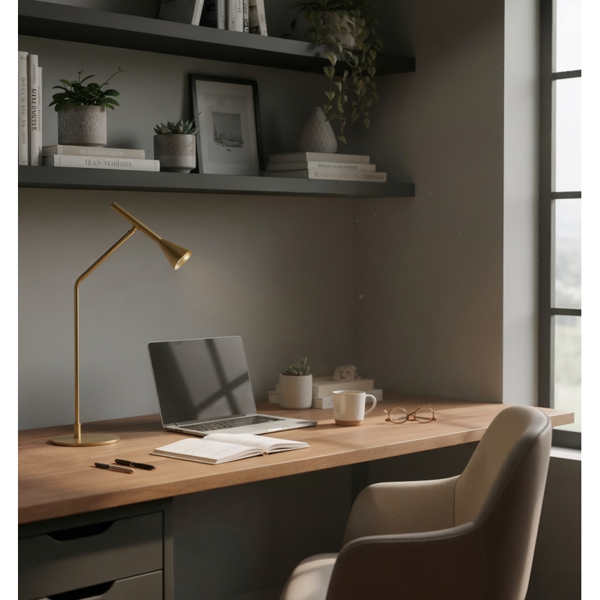 Ideal Lux - Dimbaar LED touch tafellampje DIESIS LED/6,5W/230V CRI 90 goud