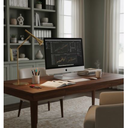 Ideal Lux - Dimbaar LED touch tafellampje DIESIS LED/6,5W/230V CRI 90 goud