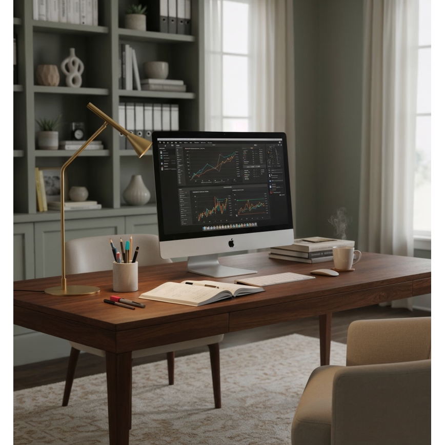 Ideal Lux - Dimbaar LED touch tafellampje DIESIS LED/6,5W/230V CRI 90 goud