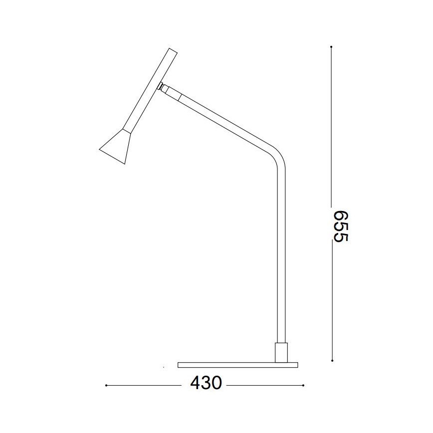 Ideal Lux - Dimbaar LED touch tafellampje DIESIS LED/6,5W/230V CRI 90 goud
