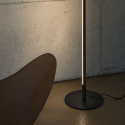 Ideal Lux - Dimbare LED-vloerlamp YOKO LED/16W/230V CRI 90 zwart