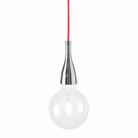 Ideal Lux - Hanglamp 1xE27/42W/230V glans chroom