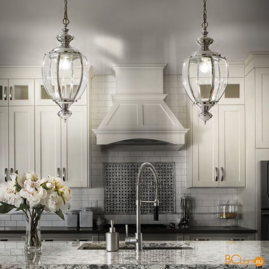 Ideal Lux - Hanglamp aan een ketting 1xE27/60W/230V glanzend chroom