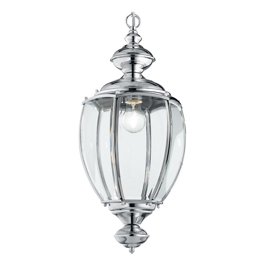 Ideal Lux - Hanglamp aan een ketting 1xE27/60W/230V glanzend chroom