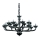 Ideal Lux - Hanglamp aan een ketting CASANOVA 16xE14/40W/230V diameter 120 cm grijs