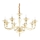 Ideal Lux - Hanglamp aan een ketting DANIELI 8xE14/40W/230V diameter 85 cm messing