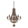 Ideal Lux - Hanglamp aan een ketting MILLENNIUM 5xE14/40W/230V diameter 52 cm Berk/bruin