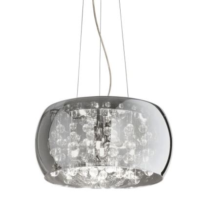 Ideal Lux - Hanglamp aan een koord AUDI 5xG9/40W/230V gerookt