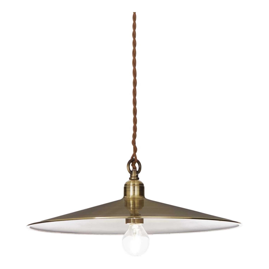 Ideal Lux - Hanglamp aan een koord CANTINA 1xE27/42W/230V diameter 35 cm brons