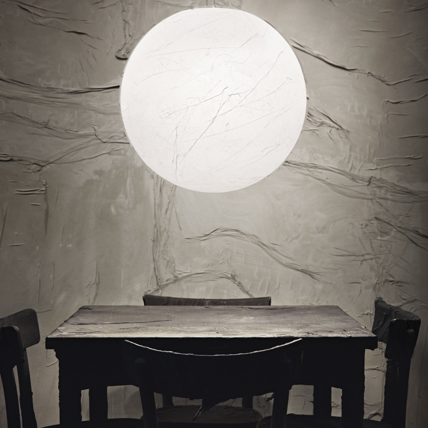 Ideal Lux - Hanglamp aan een koord CARTA 1xE27/25W/230V diameter 50 cm wit